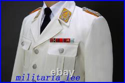 WW2 Repro German Luftwaffe Officer White Cotton Tunic All Sizes