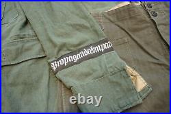 WW2 Repro German M41 Summer Tunic Signal Corps Major Boards Cuff Trousers Shorts
