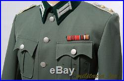 WW2 Repro German Officer Field Gray M36 Tricot/Gabardine Tunic All Sizes