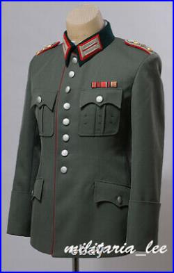 WW2 Repro German Officer M27 Field Gray Gabardine Tunic All Sizes