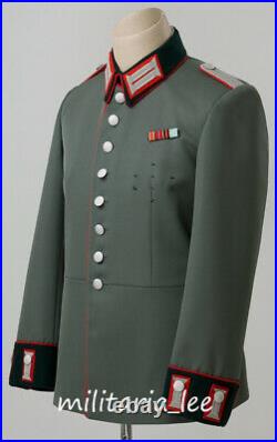 WW2 Repro German Officer M35 Field Gray Gabardine Waffenrock Tunic All Sizes