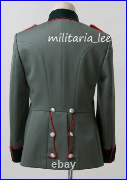 WW2 Repro German Officer M35 Field Gray Gabardine Waffenrock Tunic All Sizes