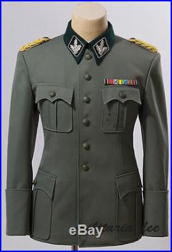 WW2 Repro German Officer M41 Tricot/Gabardine Tunic All Sizes