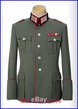 WW2 Repro German Officer Walking Out Gabardine Tunic(5-Button) All Sizes