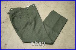 WW2 Reproduction German Wool M40 Trousers Wehrmacht Waffen SS Eastern Front 38