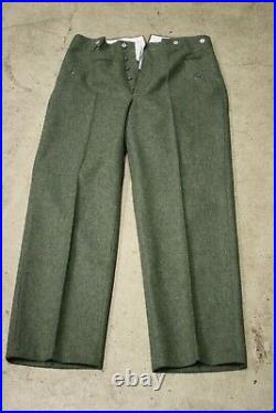 WW2 Reproduction German Wool M40 Trousers Wehrmacht Waffen SS Eastern Front 38