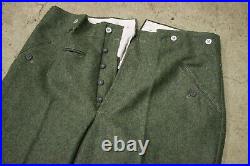 WW2 Reproduction German Wool M40 Trousers Wehrmacht Waffen SS Eastern Front 38