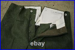 WW2 Reproduction German Wool M40 Trousers Wehrmacht Waffen SS Eastern Front 38