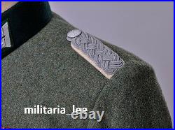 WW2 Rerpo German Officer M36 Field Gray Wool Combat Tunic All Sizes