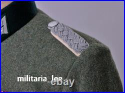 WW2 Rerpo German Officer M36 Field Gray Wool Combat Tunic All Sizes
