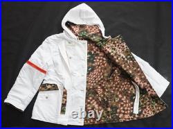 WW2 Reversible Dot44 camo Parka + Leather Belt Repro XL WW2 Reversible Dot44 camo Parka + Leather Belt Repro XL