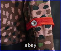 WW2 Reversible Dot44 camo Parka + Leather Belt Repro XL