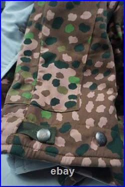 WW2 Reversible Dot44 camo Parka + Leather Belt Repro XL WW2 Reversible Dot44 camo Parka + Leather Belt Repro XL