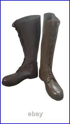 WW2 SA KAMPFZEIT WW2 GERMAN TALL OFFICER LEATHER BOOTS All SIZE Available