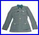 WW2-Style Military Officer Gabardine Jacket Teal Collar Universal Studios Tag