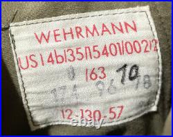 WW2 WEHRMANN Allgemeine SS Military Wool Trousers 12-130-57 Men's Sz 38x32