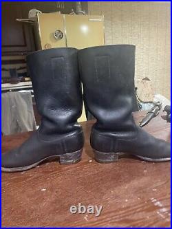 WW2 WWII German Jack Boots At The Front ATF Size 8.5