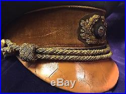 WW2 WWII German WH Army Chief High COMMANDER visor hat