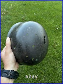 WW2 WWII Original M38 Fallschirmjager Paratrooper Helmet Shell ET66 lot #5071