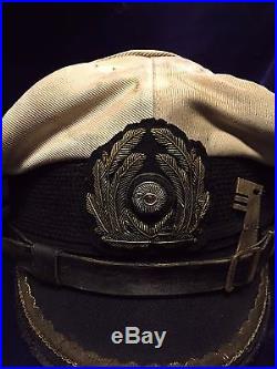 WW2 WWII U-404 Kriegsmarine U-BOAT visor hat cap Submarine (THE VIKING HEAD)