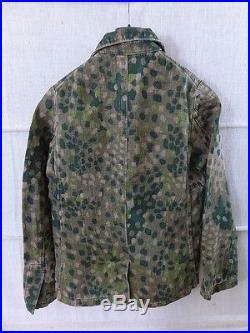 WW2 WXX HBT PEA DOT 44 TUNIC Recessed pea camouflage jacket