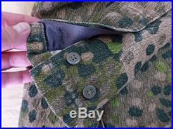 WW2 WXX HBT PEA DOT 44 TUNIC Recessed pea camouflage jacket