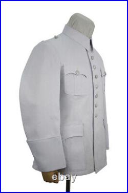 WW2 german M37 summer white cotton walking out dress tunic