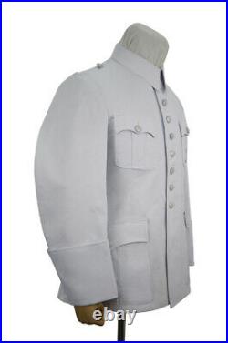 WW2 german M37 summer white cotton walking out dress tunic L