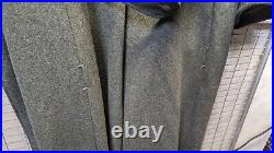 WW2 or Post German Military Grey Green Wool Greatcoat Army Trench Coat