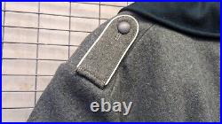 WW2 or Post German Military Grey Green Wool Greatcoat Army Trench Coat