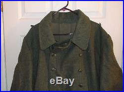 WW2 reproduction German M40 Field-grey Wool Greatcoat