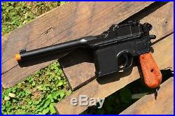 WWII 1896 Mauser Automatic Pistol Broomhandle German Denix Replica