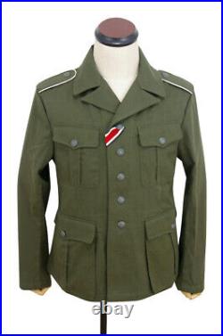 WWII DAK/Tropical Afrikakorps olivebrown field tunic 1st pattern/M40 3XL ONLY