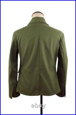 WWII DAK/Tropical Afrikakorps olivebrown field tunic 1st pattern/M40 S ONLY
