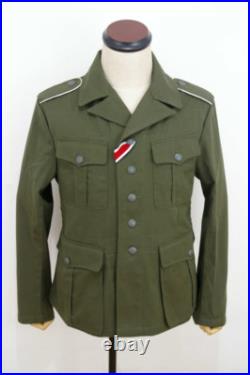 WWII DAK/Tropical Afrikakorps olivebrown field tunic 1st pattern/M40 XL ONLY