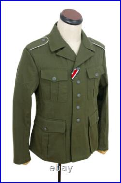 WWII DAK/Tropical Afrikakorps olivebrown field tunic 1st pattern/M40 XL ONLY
