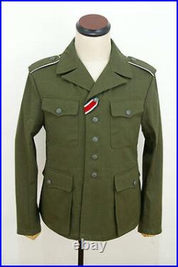 WWII DAK/Tropical Afrikakorps olivebrown field tunic 2nd pattern/M42 XL ONLY