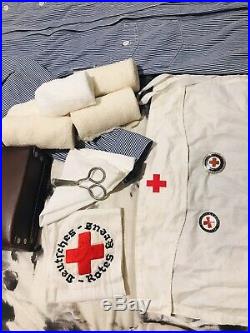WWII DRK German Nurse Helferin Uniform Complete Full Kit SM