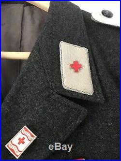 WWII DRK MALE Deutsches Rotes Kreuz WOOL TUNIC L