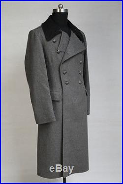WWII Finnish Stone Grey Wool M22-36 Mantel Greatcoat