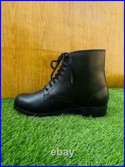 WWII GERMAN COMBAT LOW BOOTS (Black)