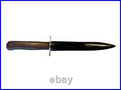 WWII GERMAN M31 BOOT FIGHTING KNIFE & SCABBARD Luft5 stamp