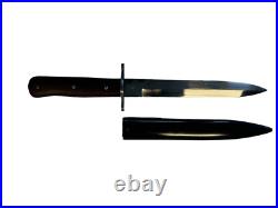 WWII GERMAN M31 BOOT FIGHTING KNIFE & SCABBARD Luft5 stamp