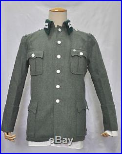 WWII GERMAN M36 OFFICER WOOL FIELD UNIFORM TUNIC & BREECHES