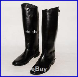 WWII GERMAN OFFICER LEATHER BOOTS IN SIZES-31689