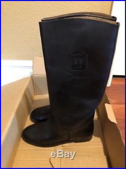 WWII GERMAN OFFICER LEATHER BOOTS IN SIZE 10-10.5 Star Wars Darth Vader Han Solo