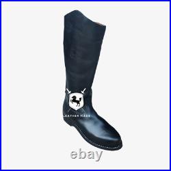 WWII GERMAN OFFICER LEATHER BOOTS US 6 to 15 Star War Boots