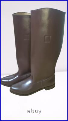 WWII GERMAN OFFICER LEATHER JACK BOOTS US 5 to 15 Size Available