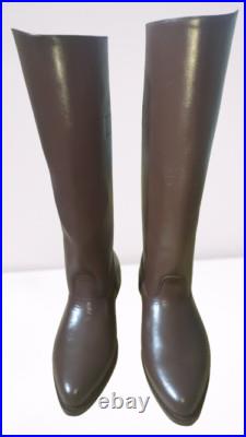 WWII GERMAN OFFICER LEATHER JACK BOOTS US 5 to 15 Size Available