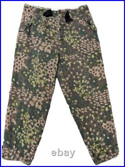 WWII GERMAN WAFFEN DOT 44 CAMO FIELD TROUSERS (adjustable) REPRO